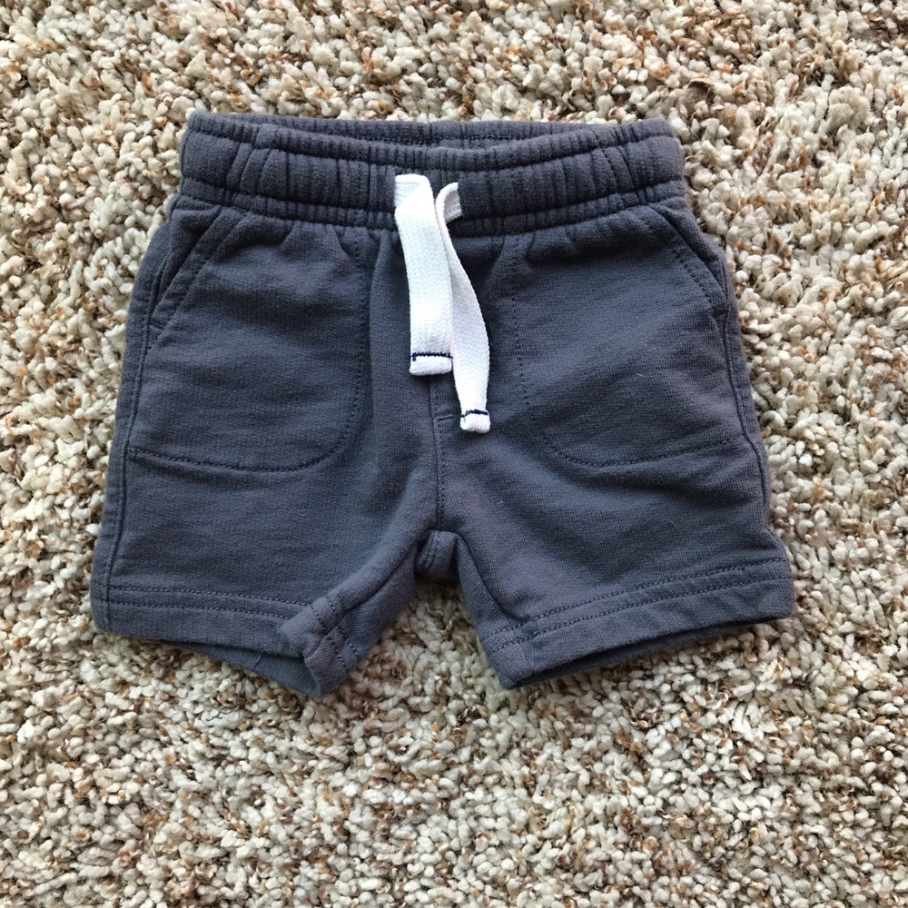 Caters sweat shorts, 3-6mo